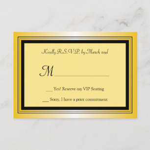 Carte RSVP de la partie Oscar Award