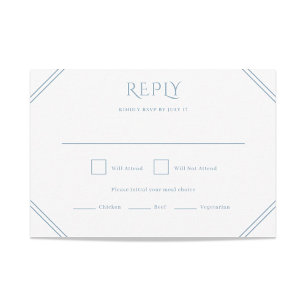 Carte RSVP de mariage diamant