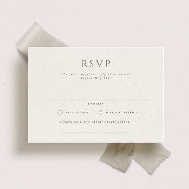 Carte RSVP de mariage paysager officiel de Hamilto (Créateur téléchargé)