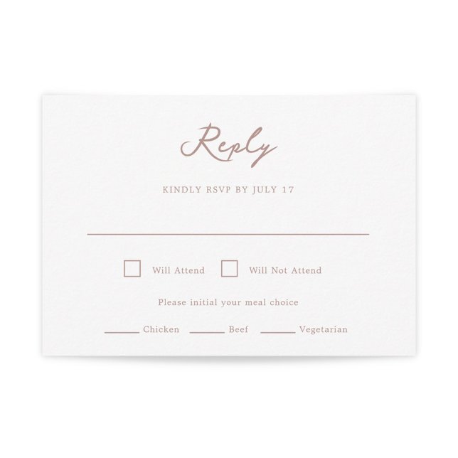 Carte RSVP de mariage Pensacola (Créateur téléchargé)