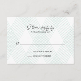Carte RSVP de mariage raid