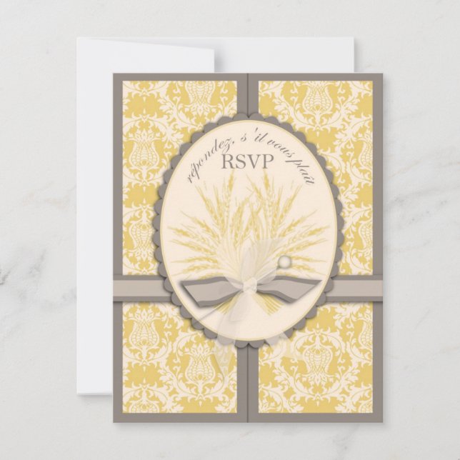 Carte RSVP de récolte d'été (Devant)