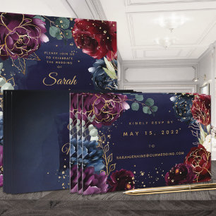 Carte RSVP en ligne du Mariage de la marine de Bou