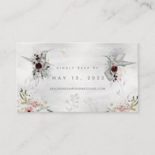 Carte RSVP en ligne Ethereal Love Mariage