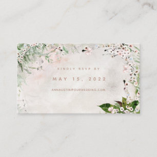Carte RSVP en ligne Whischer & Blush Mariage