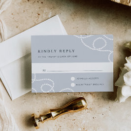 Carte RSVP enfichable | Brume