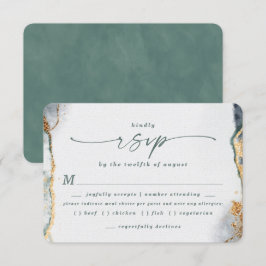Carte RSVP Eucalyptus Green Mariage Meice Choice