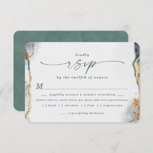 Carte RSVP Eucalyptus Green Mariage Meice Choice