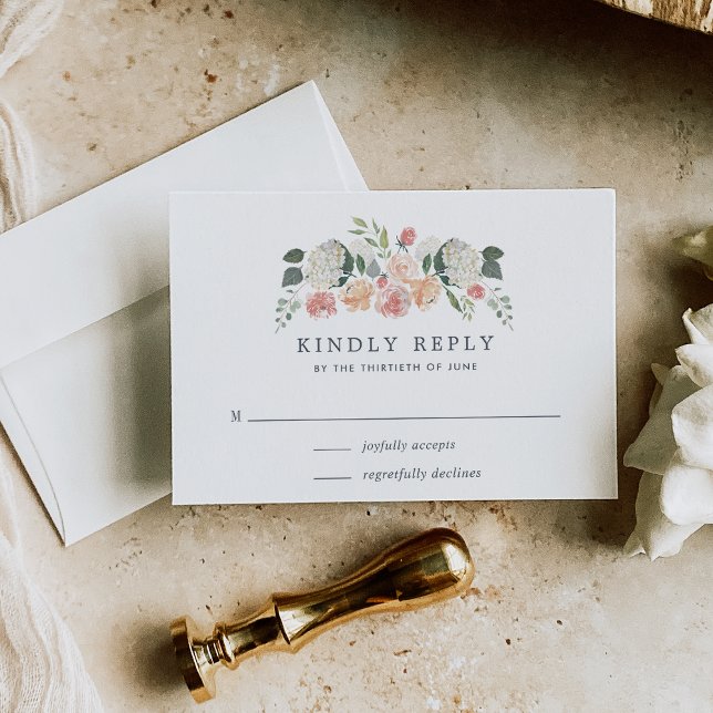 Carte RSVP Florale de mi-été (Créateur téléchargé)