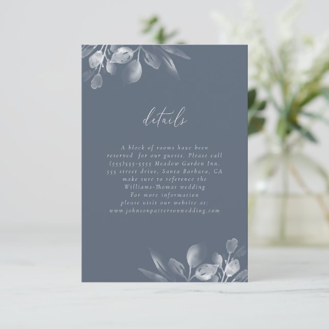 Carte RSVP Foliage Dreamy (Debout devant)