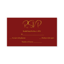 carte rsvp mandala or