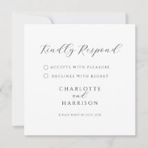 RSVP minimaliste moderne