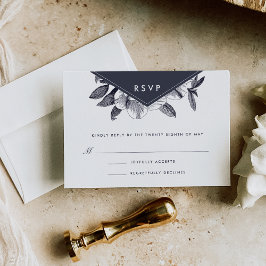 Carte RSVP Orchid de minuit