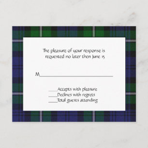 Carte RSVP Plaid Forbes