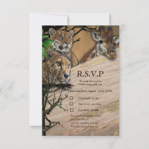 Carte RSVP Safari Outdoor