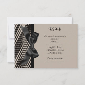 CARTE RSVP TOUTE OCCASION SEPIA