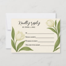 Carte RSVP Tulip Sonata