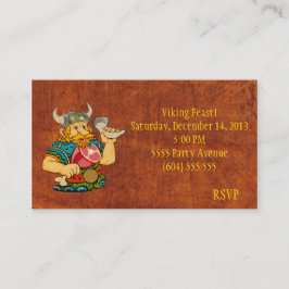Carte RSVP Viking Feast