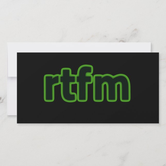 Carte rtfm (Devant)