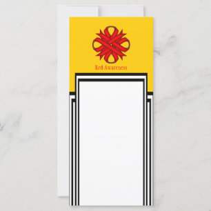 Carte Ruban de trèfle rouge par Kenneth Yoncich