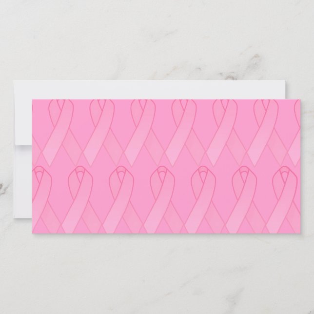 Carte Ruban rose (Devant)