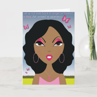 Carte Ruban rose - Sensibilisation