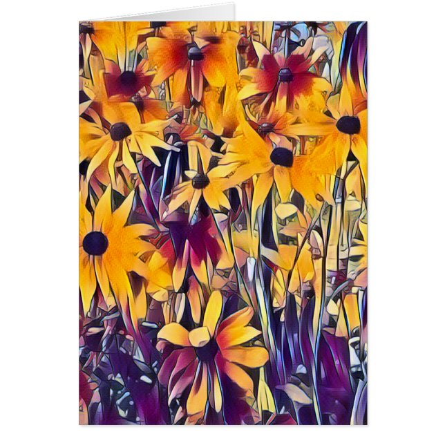 CARTE RUDBECKIAS (Devant)