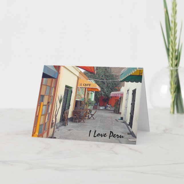 Carte Rue de café (Devant)