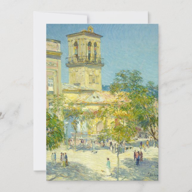 Carte Rue du Grand Capitaine | Childe Hassam (Devant)