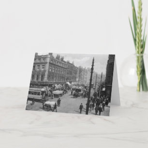 Carte Rue du marché, Manchester, c.1910