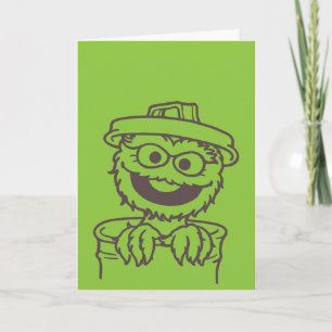 Carte Rue Sésame   Oscar the Grouch Bright
