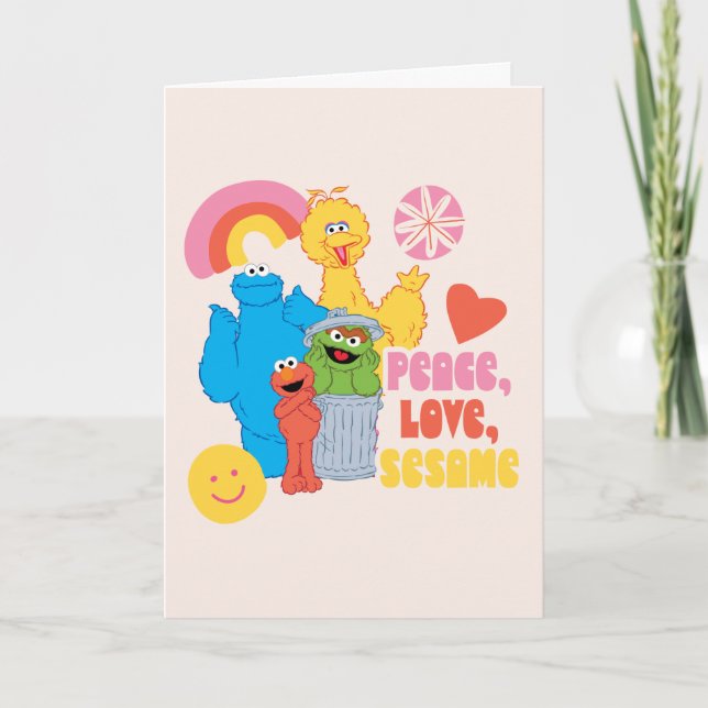 Carte Rue Sésame | Paix, Amour, Sésame (Devant)