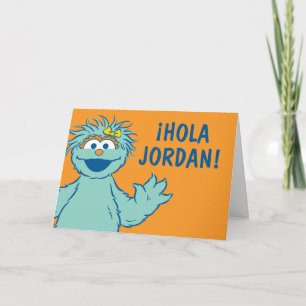 Carte Rue Sésame Rosita personnalisée