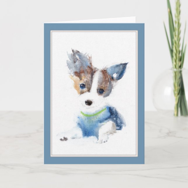 Carte Ruffell Dog Greeting Card (Devant)