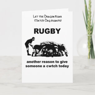 Carte Rugby une autre raison de donner un Cwtch à quelqu