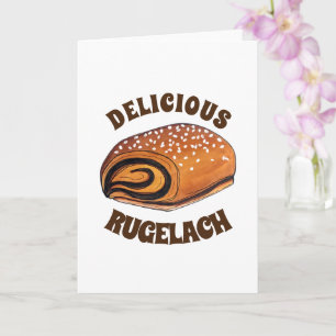 Carte Rugelach Juif Polonais Croissant Rouleau Pâtisseri