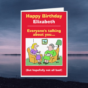 Carte Rumeurs amusantes, commérages et sujets de discuss