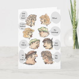Carte Rumeurs humoristiques Les anniversaires sont bons 
