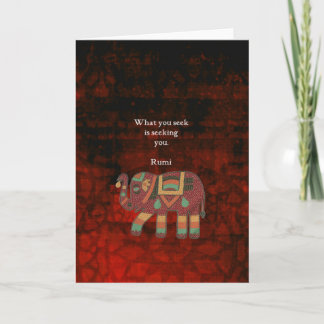 Carte Rumi Inspirationnel Ce Que Vous Cherchez Citer