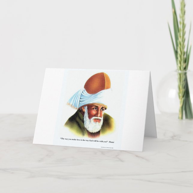 Carte Rumi La façon dont vous faites l'amour Citer Cadea (Devant)