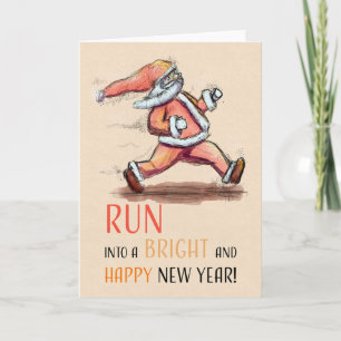 Carte Run into a new year!