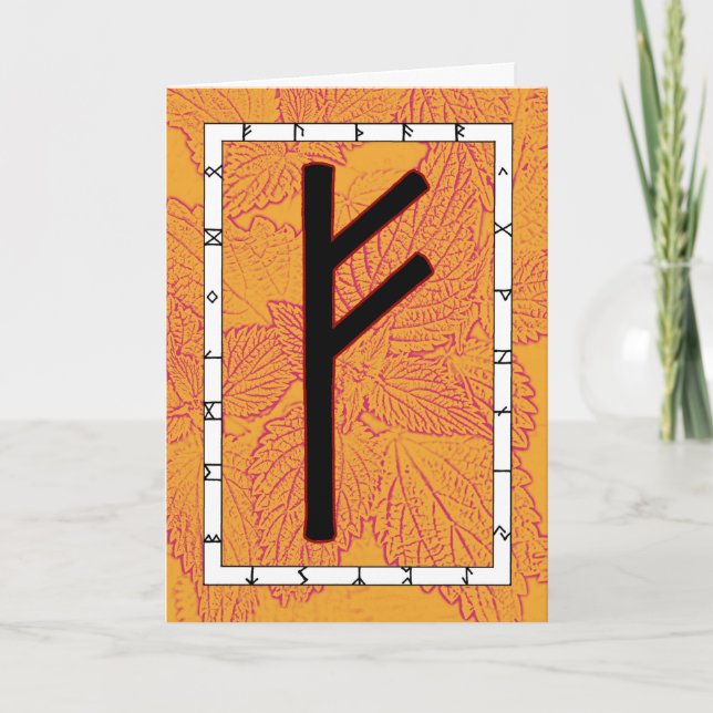 Carte Rune Fehu - Devenir (Devant)
