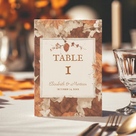 Carte Russe Beige Brown érable Feuille automne