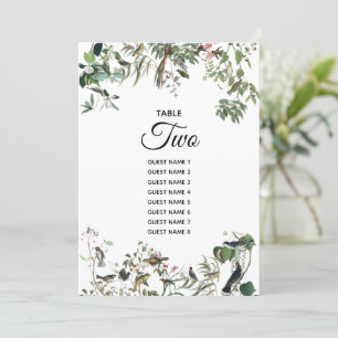 Carte Russe Eucalyptus Feuille Mariage plat