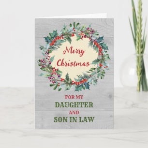 Carte Russe Fille & Fils en droit Joyeux Noël
