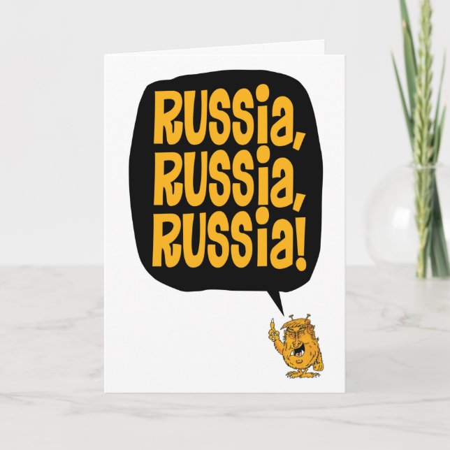 Carte Russie, Russie, Russie ! ! ! (Devant)