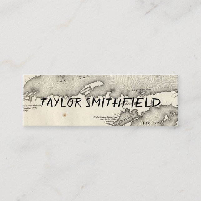 carte rustique (Devant)