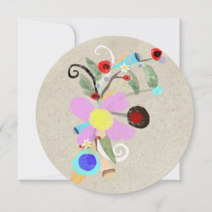 Carte Ruth Fitta-Schulz - Art Floral Abstrait 2017