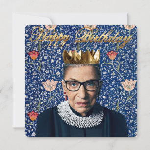 Carte Ruth Ginsburg avec tapisserie de Medway