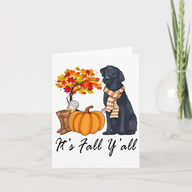 Carte Sa chemise d'automne pour femmes Labrador B (Devant)